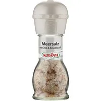 KOTANYI Gewürz, Kotanyi Meersalz mit Chili und Knoblauch grob und fein gemahlen 70g