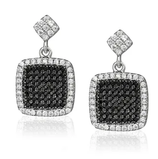Orphelia Damen 925 Sterling Silber Ohrhänger - Silber ZO-5231