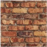 Rasch Vliestapete Clayton - Selbstklebende Tapete Steinmauer von tesa® x rasch®, strukturiert, Steinoptik, Ziegel, Mauer, Mauerwerk, (1 St), selbstklebend, 6,00m x 0,53m