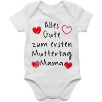 Shirtracer Shirtbody Alles Gute zum ersten Muttertag II (1-tlg) Muttertagsgeschenk