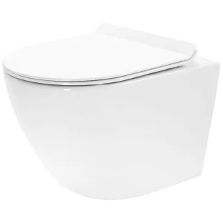 Neuesbad Wand-WC Set spülrandlos (rimless) Wc Carter 24cm spülrandlos (rimless) NB1RE67931