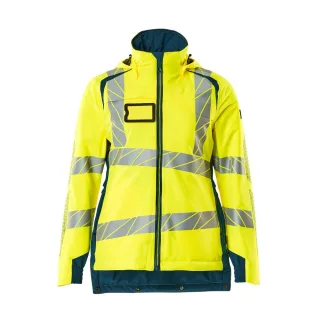 MASCOT Damen Winterjacke ACCELERATE SAFE Hi-vis Gelb / Dunkelpetroleum L - 19045-449-1744-L