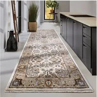 Villeroy & Boch Teppich Egon, rechteckig, Höhe: 7 mm, Orientalisch, Fransen, Läufer, Wohnzimmer, Schlafzimmer, Klassisch