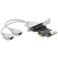 PCIe > 2x Seriell RS-232 mit 5V/12V, Schnittstellenkarte