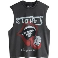 Next Trägertop Träger-Tanktop mit Waschung und Grafik (1-tlg)