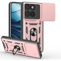 betterfon Handyhülle für Motorola Edge 60 / Edge 60 Fusion Panzerhülle mit Kameraschutz, Outdoorhülle mit Ringhalter, Silikonkern & präziser Passform