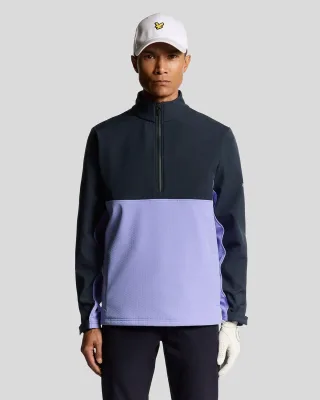 Lyle & Scott Golf – Windjammer-Jacke mit halbem Reißverschluss – Mehrfarbig