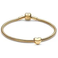 Pandora Charm-Armband Starter-Set DamenGoldfarben Mini Herz