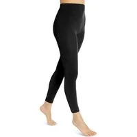 sockenkauf24 Thermoleggings Damen THERMO Leggings mit Innenfleece in vielen Farben (48-50, Schwarz) extra warm Winter Leggings, WP