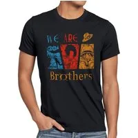 style3 T-Shirt We are Brothers One Piece Ruffy Ace Piraten luffy anime manga