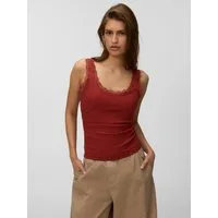 Vero Moda Tanktop VMNANA LACE TANK TOP JRS NOOS Baumwollmischung