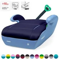 Daliya® Kindersitzerhöhung QUBIX I-Size Sitzerhöhung, Kindersitzerhöhung, Kindersitz, ab: ab 6 Jahre oder 125cm Körpergröße, bis: bis 12 Jahre oder 150cm Körpergröße, ab: 125 cm, bis: 150 cm, (Packung, 1-tlg), I-Size, Gurtfix, ergonomisch, weich, was
