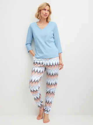 CALIDA - DAMEN Hose aura blue - Gr. - M