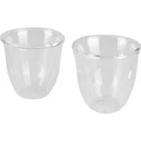 Espresso-Gläser (2er-Set), Glas transparent