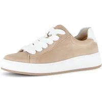 Gabor FLORENZ Plateausneaker, Freizeitschuh, Halbschuh, Schnürschuh, dezente Ziernähte, G-Weite