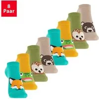 Footstar Kurzsocken Kinder Socken (8 Paar) für Mädchen & Jungen bunt