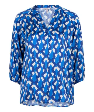 Esqualo - Bluse - Utopia Fantasy blau - Gr. - 34