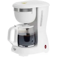 ADLER EUROPE Filterkaffeemaschine AD 4381, 0,6l Kaffeekanne, Papierfilter, wiederverwendbarer Nylonfilter, für gemahlenen Kaffee, Warmhaltefunktion, kompakt Tropfstopp, Weiß