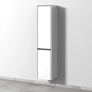 Sanipa Twiga Hochschrank mit 2 Türen, Anthrazit-Glanz, SY10079 SY10079