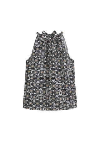 Marc OPolo Casual - Leinen-Top flared - Gr. - 40