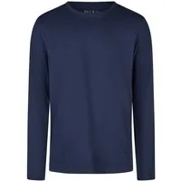 Phil & Co. Pyjamaoberteil Herren Pyjamashirt langer Arm (1-tlg) Baumwolle