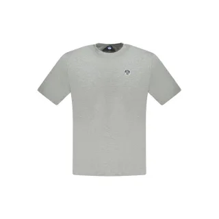 Rundhalsausschnitt T-Shirt mit kurzen Ärmeln