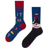 Many Mornings Freizeitsocken Many Mornings Socken Cabernet Sockvignon (1 Paar, 1-Paar, 1 Paar) immer ein dismatching Paar