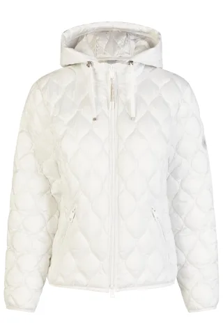 Barbara Lebek - Steppjacke Sorona mit Kapuze offwhite - Gr. - 42