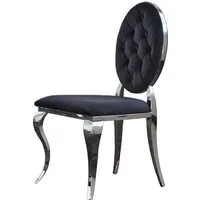 KAWOLA Esszimmerstuhl LINDA, Stuhl Barock Velvet verschiedene Farben
