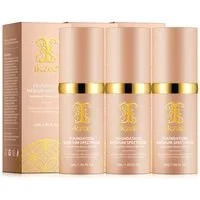 P-Beauty Cosmetic Accessories Sonnenschutzcreme SPF 50 Sonnenschutz Sonnencreme Foundation UV-Schutz Anti-Aging, 3-tlg., Sonnenschutzcreme, SPF50, Foundation