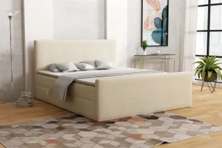 Boxspringbett Schlafzimmerbett IKAROS 200x200cm in div. Farbvarianten