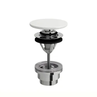 LAUFEN Klick-Klack Ablaufventil Saphirkeramik-Abdeckung grau matt, H8981927590001 H8981927590001