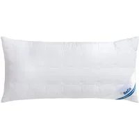 Beco Microfaserkissen Kopfkissen Medibett Cotton Soft, in 40x80 oder 80x80 cm, Füllung: Faserbällchen, Bezug: Polyester & Baumwolle, Ideal für Allergiker geeignet (Hausstauballergiker)