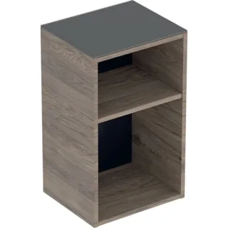 Geberit Smyle Square Seitenschrank, offen 36x60x29,9cm, Nussbaum, 500358JR1 500358JR1