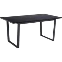 ACTONA GROUP Esstisch Amble Esstisch 90x160cm schwarz Marmor Print. (1-St)