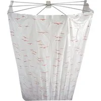 Ridder Duschvorhang Sylt rosa Breite 210 cm