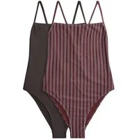 The Set Badeanzug The Set Badeanzug mit Karree-Ausschnitt, 2er-Pack (2-St)