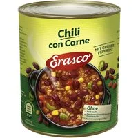 ERASCO Fertiggericht, Erasco Chili con Carne mit grüner Peperoni herzhafter Geschmack 800g
