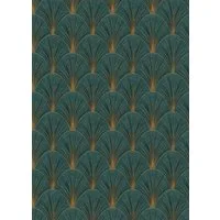 Erismann Vliestapete Art-Déco Vliestapete petrol Erismann 1045119