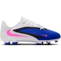 Nike JR PHANTOM 6 LOW CLUB FG/MG RACER BLUE/PINK BLAST-WHITE Fußballschuh