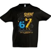 Urban Backwoods Print-Shirt Six Seven 2 Kinder T-Shirt 6 7 Sechs Sieben 67 Viral Meme Gen Alpha (1-tlg) Brainrot Trend LaMelo Ball