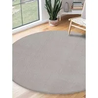 the carpet Teppich Relax round, rund, Höhe: 16 mm, waschbarer Wohnzimmer Teppich modern rutschfest