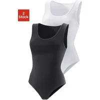 Vivance Shirtbody (2er-Pack) aus elastischer Baumwoll-Qualität