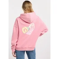 Ragwear Kapuzensweatshirt GERMMA PP Oversized mit Kängurutasche, Kapuze und Herz-Rückenprint
