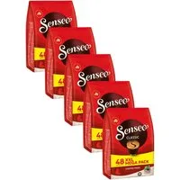 Senseo Kaffee Pads Classic 5 x 48 Kaffeepads XXL Pack - 240 Getränke, (Packung, 5er Pack)