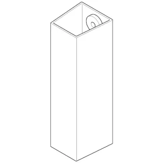 Dornbracht Standrohr für WT erhöht 04282204300-47 champagne