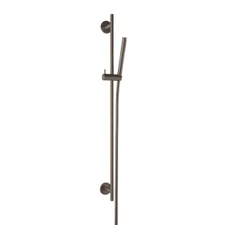 Herzbach spa ix pvd Wannen-Set 90 rund 70 stab bs 160 black, Black Steel, 21.922700.1.40 21.922700.1.40