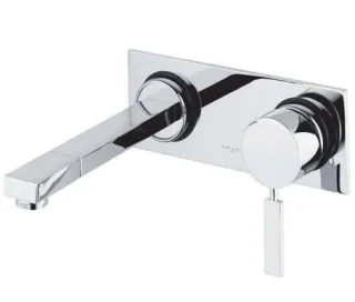KAJA-B-Quadrat 2 LochWand-WT Einhebelmischer chrom 60180-C