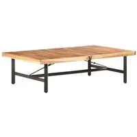 vidaXL Couchtisch Couchtisch 142x90x42 cm Massivholz (1-St)