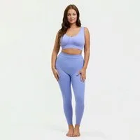 cfab Shapingleggings Seamless Shaping Leggings-Soft Violet-3XL (1-tlg)